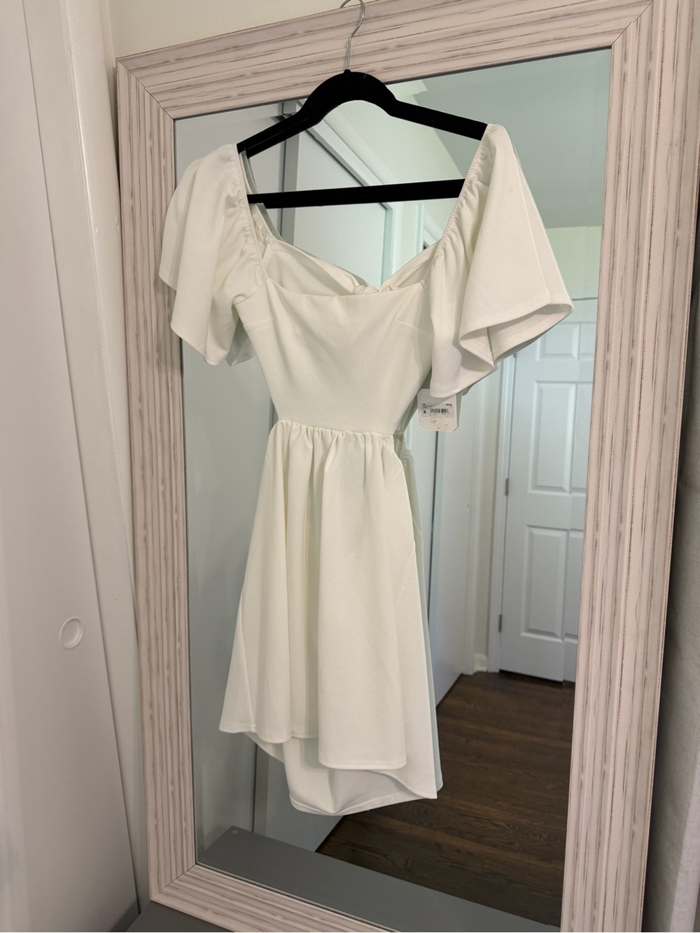Altar’d State white open back dress